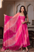 Double Shade Anarkali Dress 