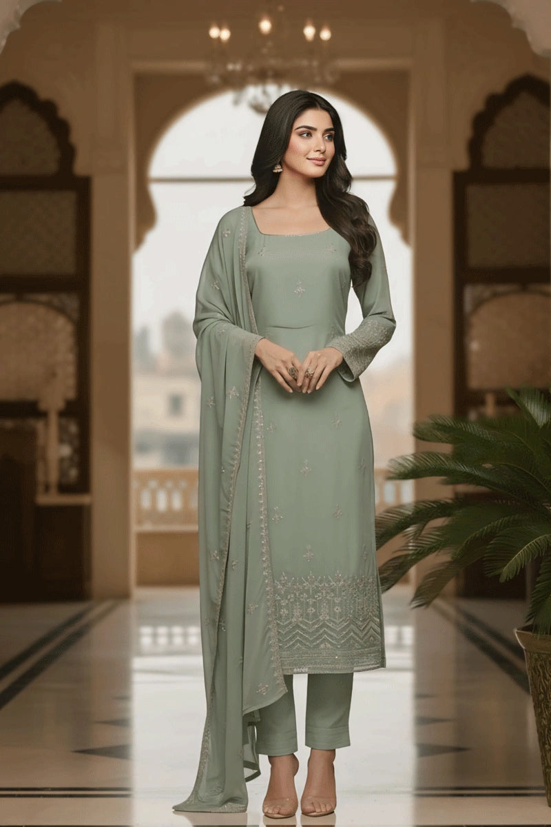 Festive Wear Embroidery Dress