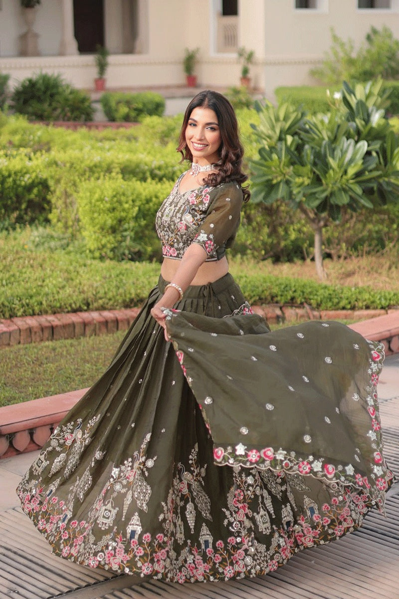 Mehendi Ceremony Lehenga