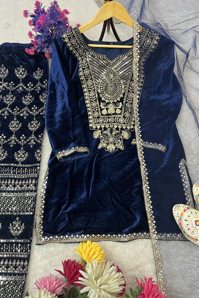 Elegant Velvet Outfit