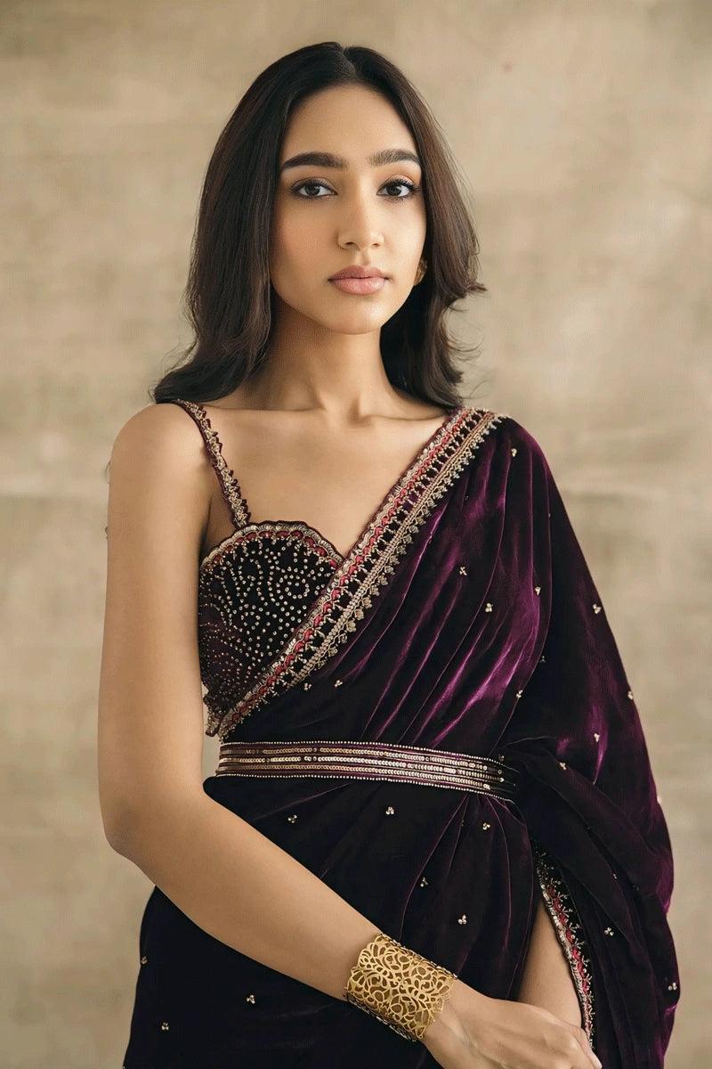 Elegant bridesmaid saree