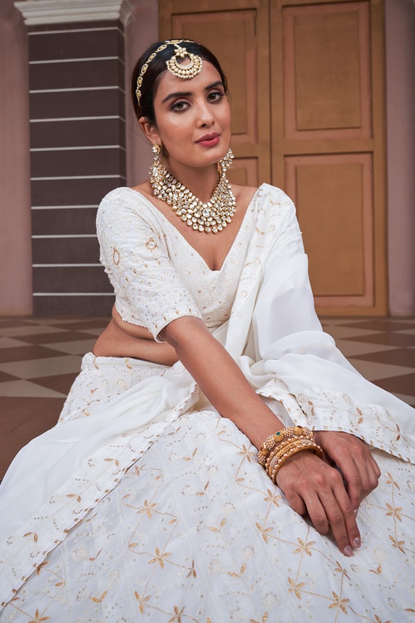 Latest Lucknowi Lehenga Choli For Bridal 2023 - Anaya Designer Studio