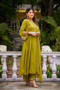 Embroidery Kurti Pant Set For Pooja 