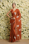 Embroidery Sequence Saree