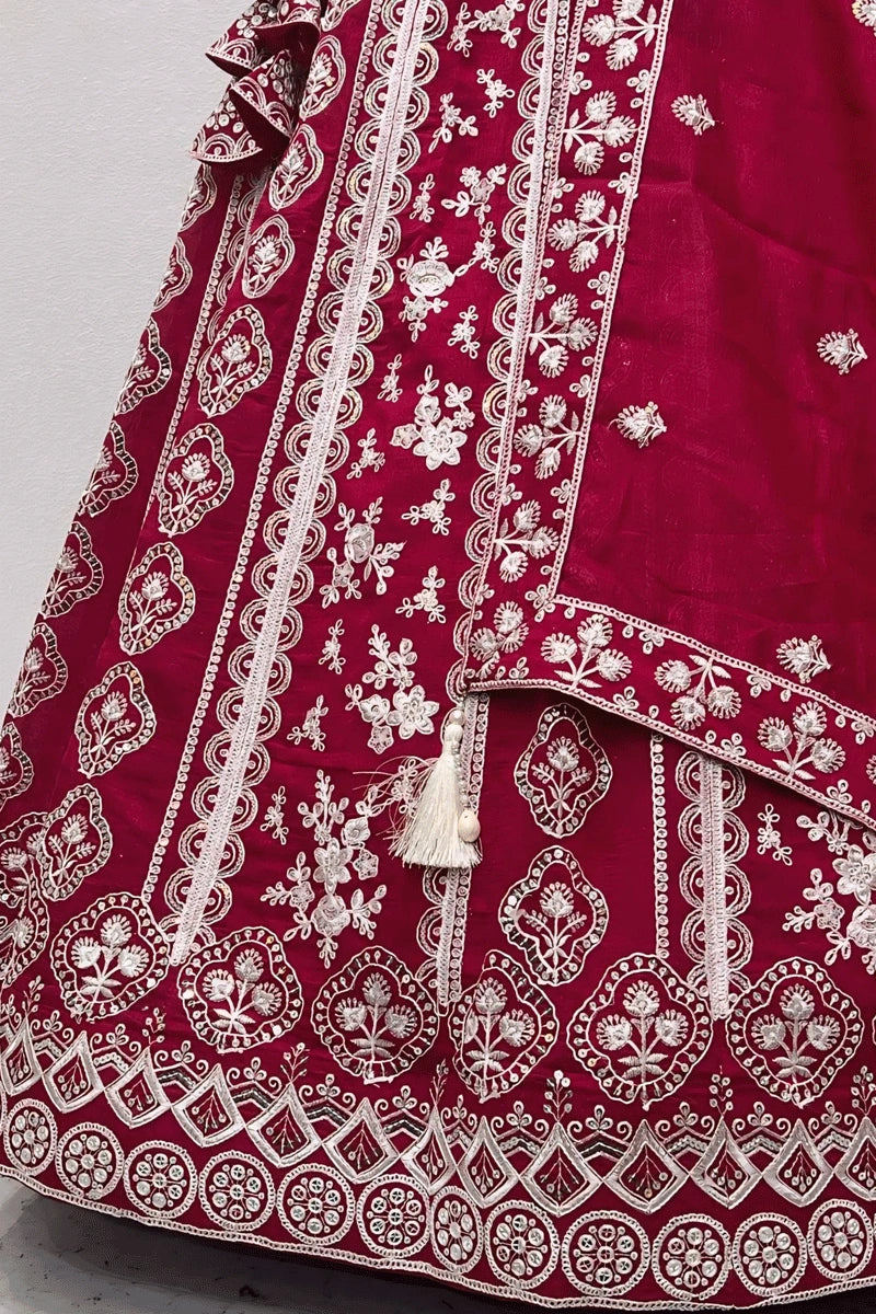 Embroidery Work Lehenga