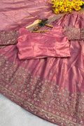 Embroidery Work Lehenga Saree 