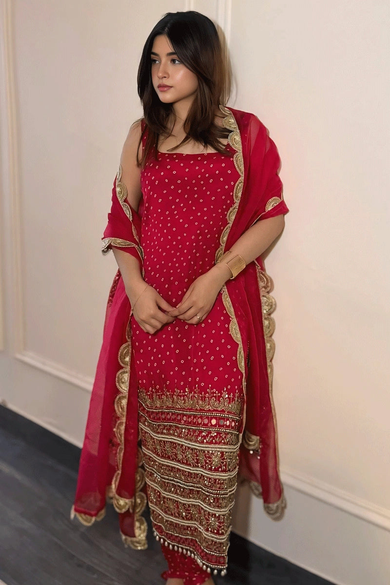 Embroidery work Chudidar