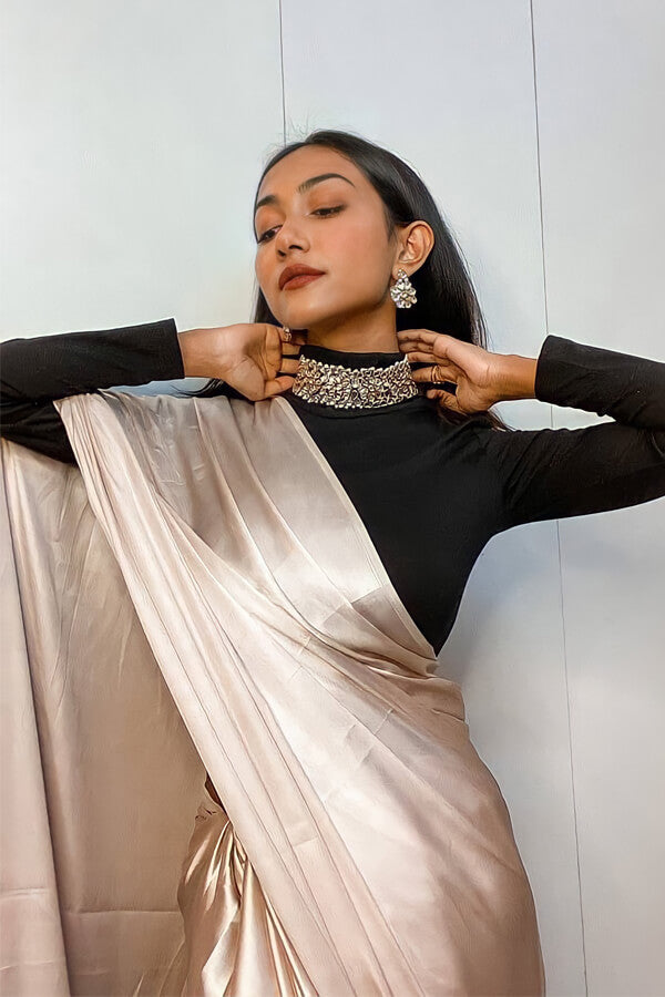 Fancy saree for girls Wedding Party Reception - Anaya Designer Studio