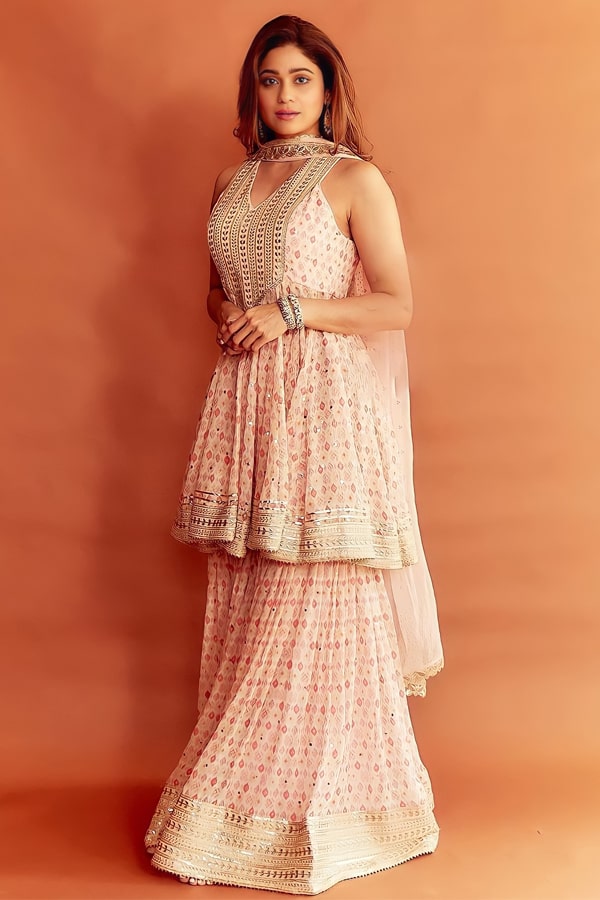 Festive Special Shamita Shetty Sharara Set For Women - Anaya Designer Studio