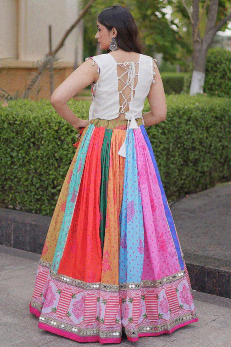 Festive Mirror Work Chaniya Choli