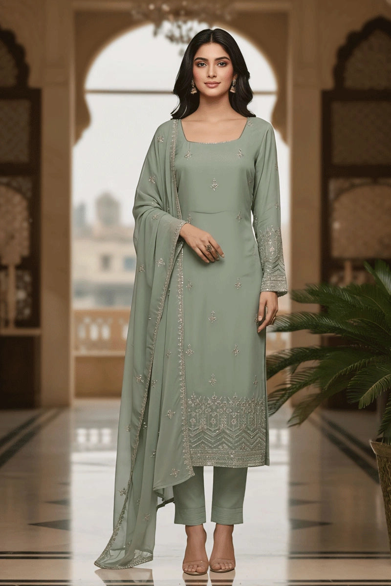 Festive Wear Embroidery Dress