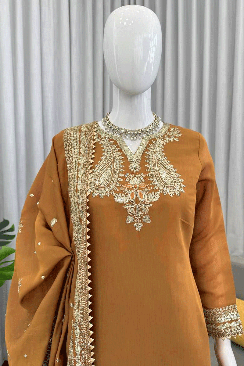 Festive Wear Plazo Dress For Women