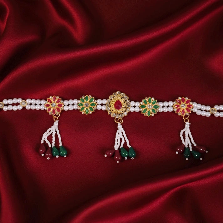 Floral Stone Waist Belt for Wedding Functions