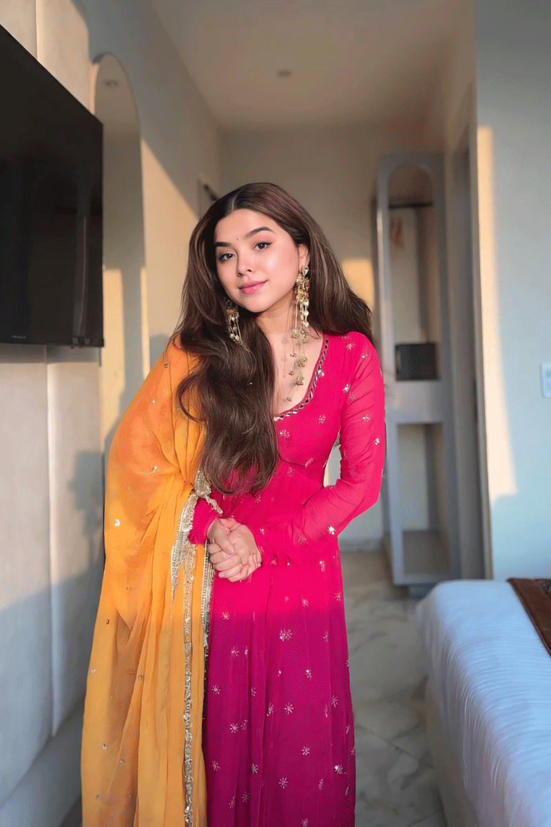 Full Sleeves Anarkali Suit