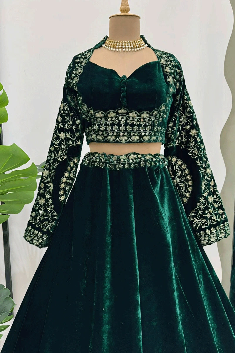 Full Sleeves Lehenga