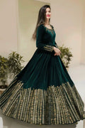 Full sleeves Sequnece Anarkali Gown 