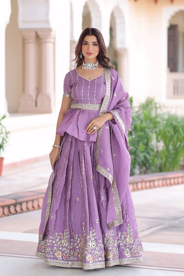 Fully Stitched Lehenga Choli 