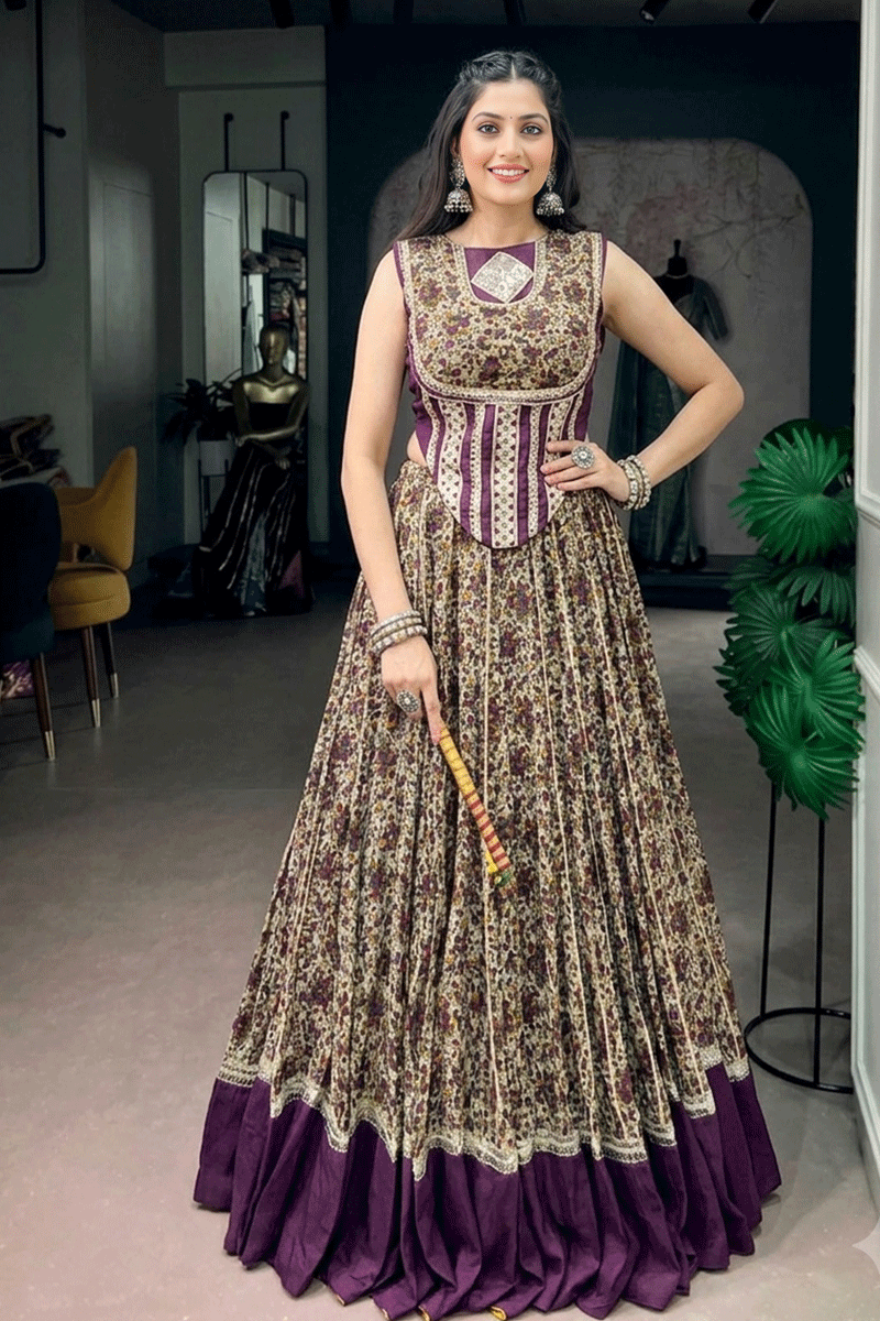 Fully Stitched Mirror Work Chaniya Choli