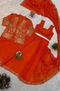 Fully Stitched Sequence Work Saree 