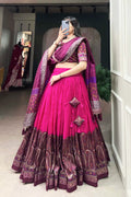 Garba Pink Chaniya Choli For Navratri