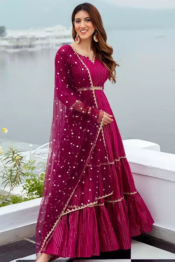 Long Gown For Wedding Reception 2022 - Anaya Designer Studio