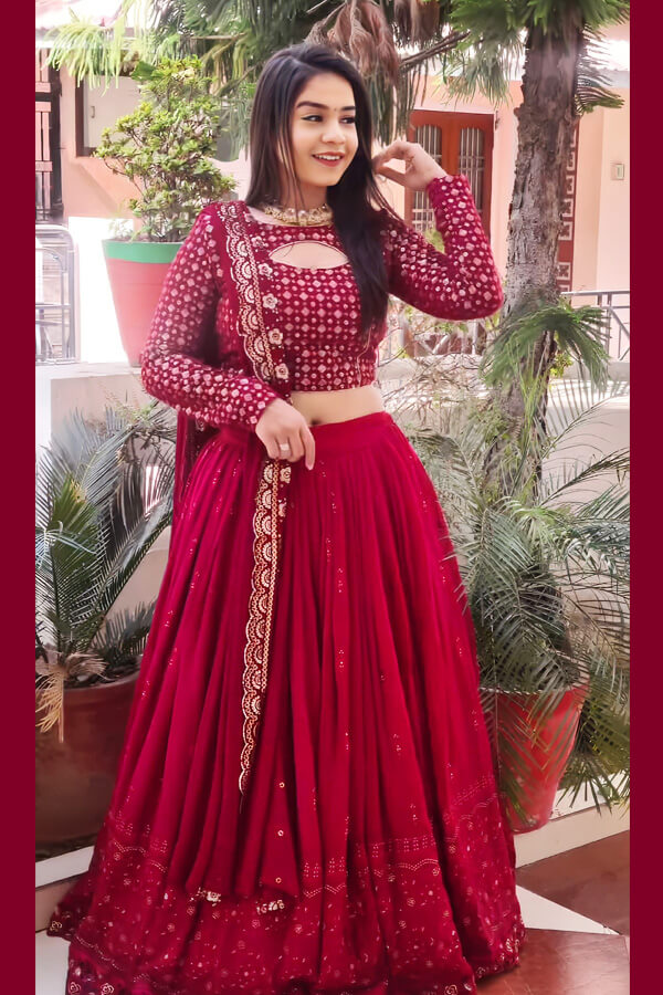 Designer Heavy Embroidery Lehenga For Wedding - Anaya Designer Studio