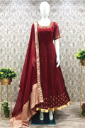 Georgette Party wear Engagement Designer Anarkali Suit