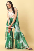 Georgette Sharara Suit For Party