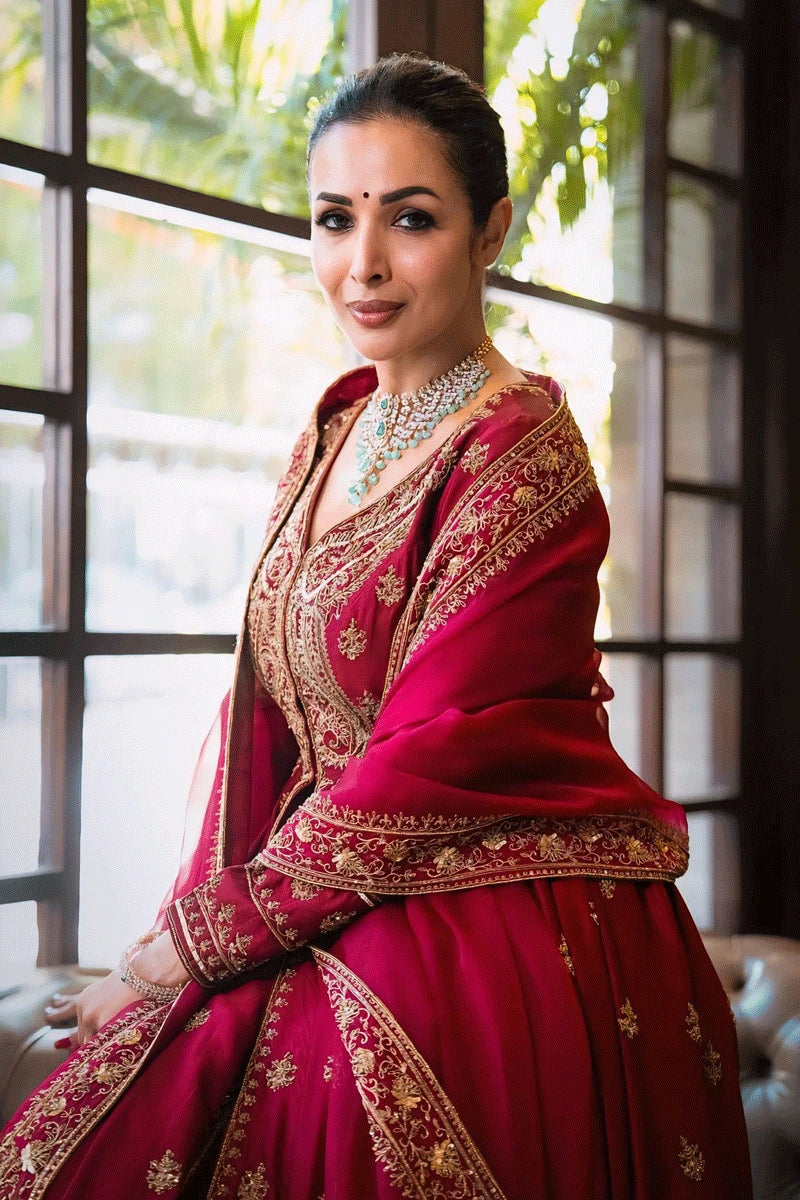 Glamorous festive function attire