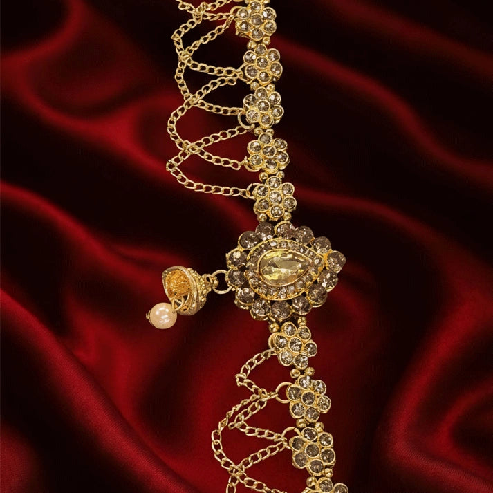 Gold waist belt for wedding