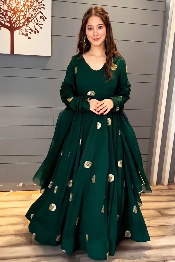 Designer Party Wear Gown Design For Girls - Anaya Designer Studio