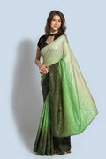 Green Full Sequin Saree