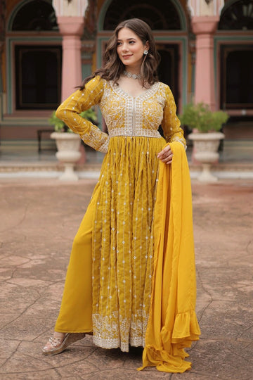 Haldi Special Sharara For Girl