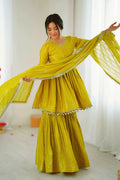 Haldi special Sharara suit