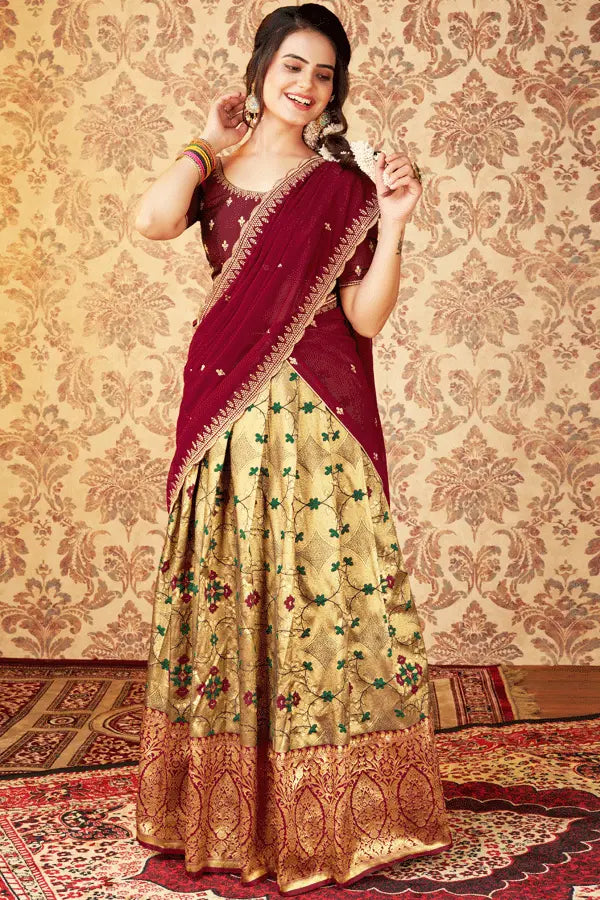 Half Saree Langa Voni Online Shopping