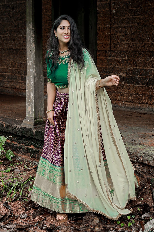 New Half Saree For Ladies Buy Online - Anaya Designer Studio