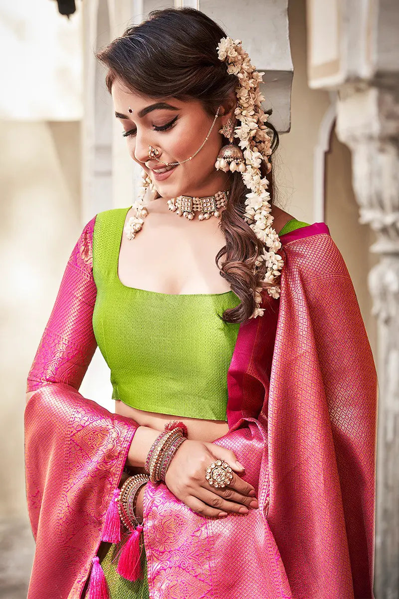 Traditional Half Saree With Price