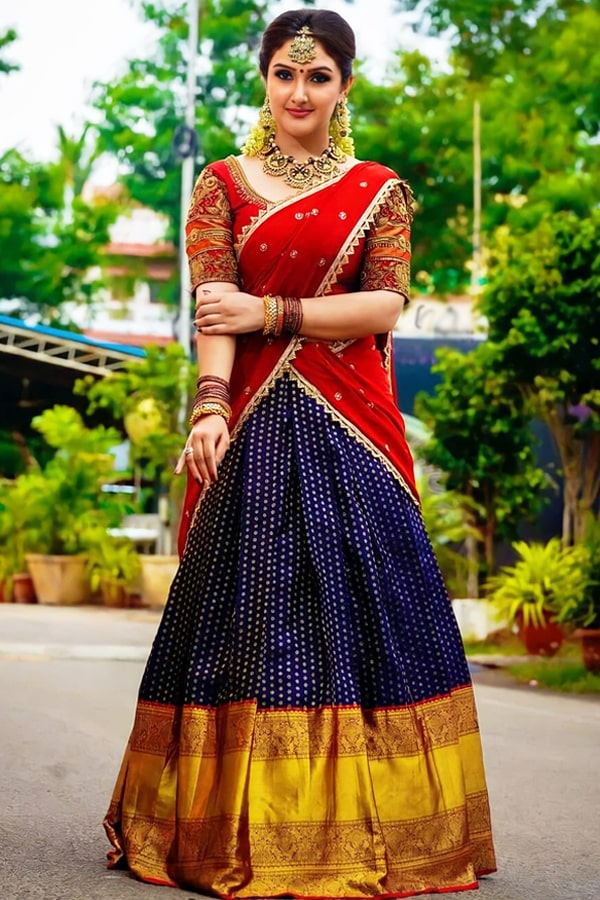 Half saree new Model 2021 South Indian - Anaya Designer Studio