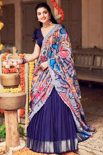 Stitched Half Saree Blouse Designs For Women - Main Image