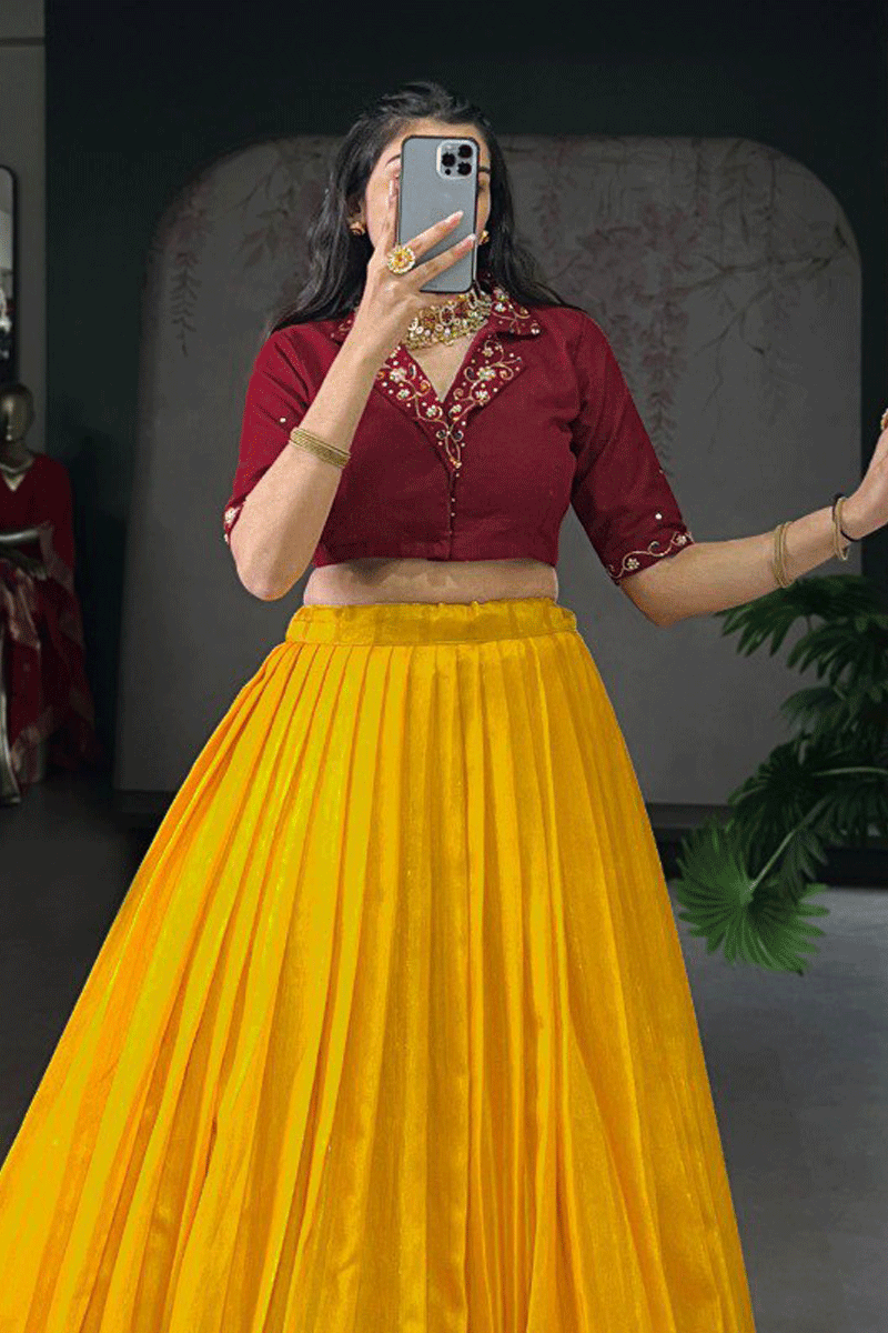Haldi Lehenga for Girl