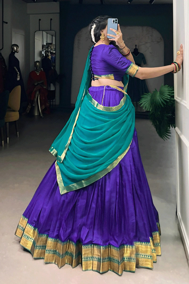 Half lehenga saree for wedding