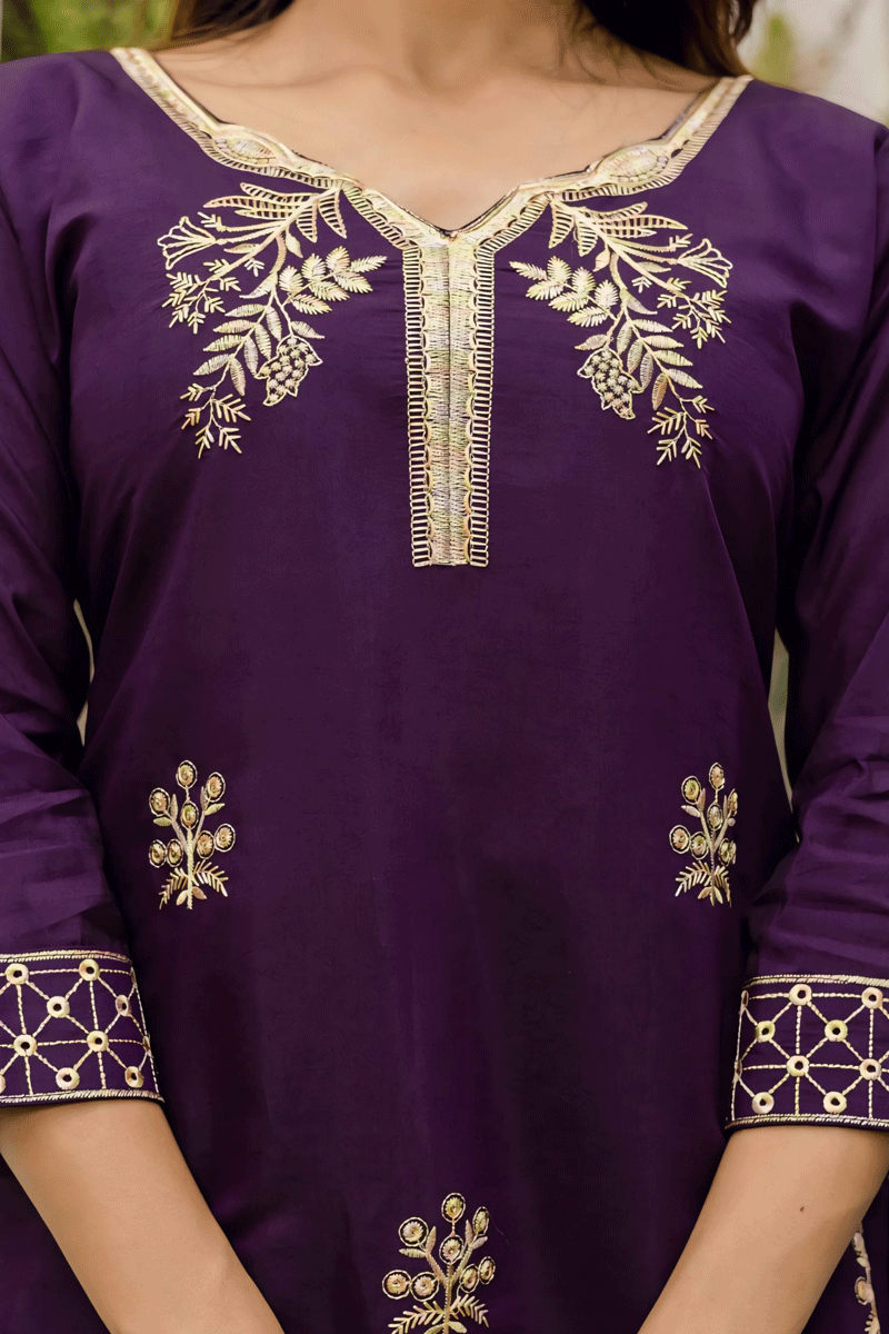 Handwork Printed Kurti Pair&nbsp;