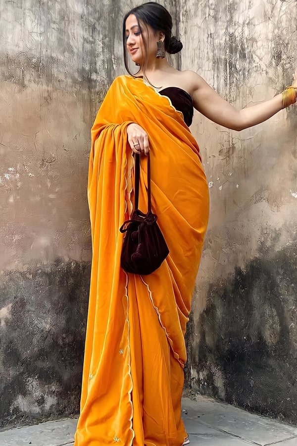 Heavy Designer Party Wear Saree For Wedding 2022 - Anaya Designer Studio
