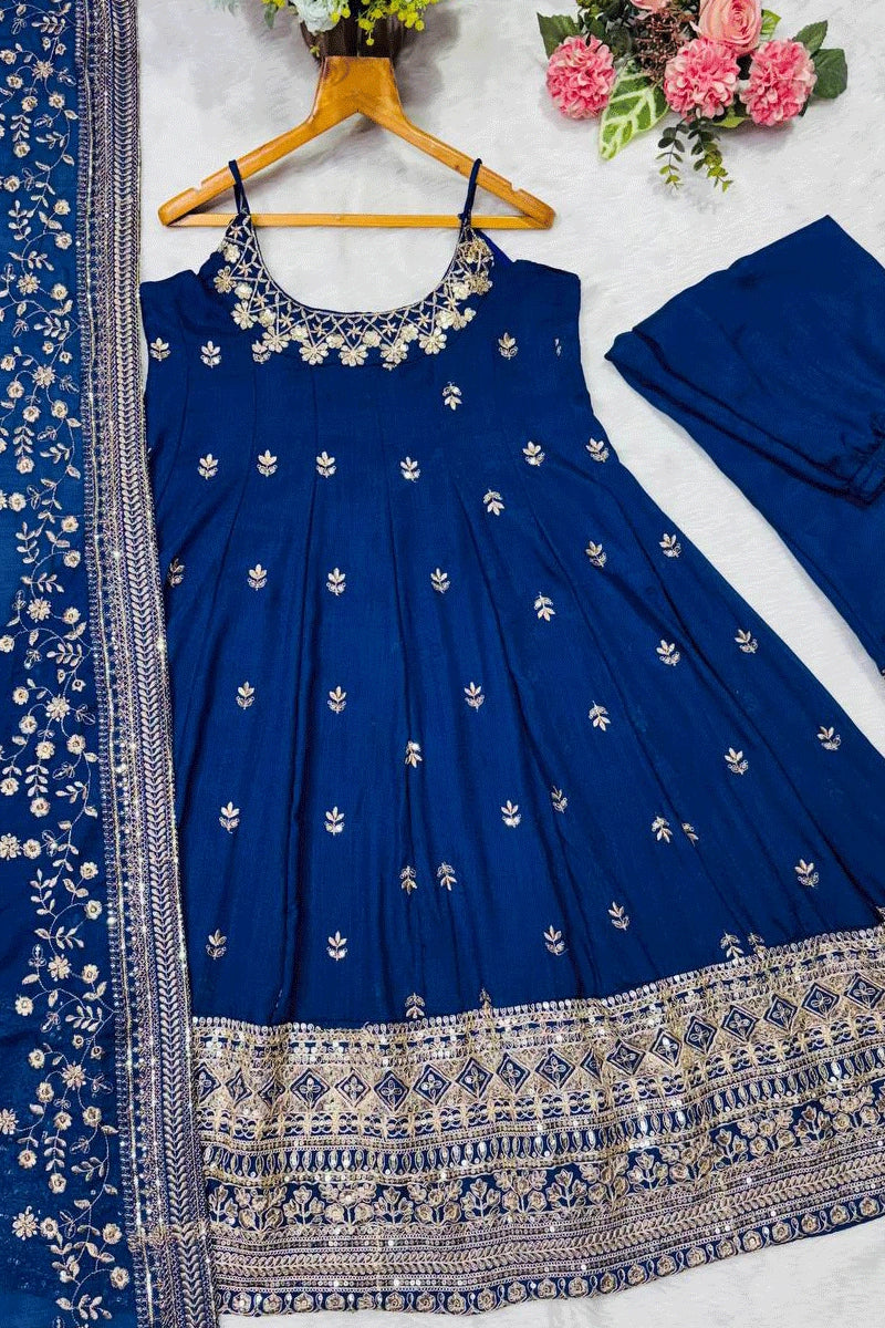 Heavy Embroidery Border Anarkali 