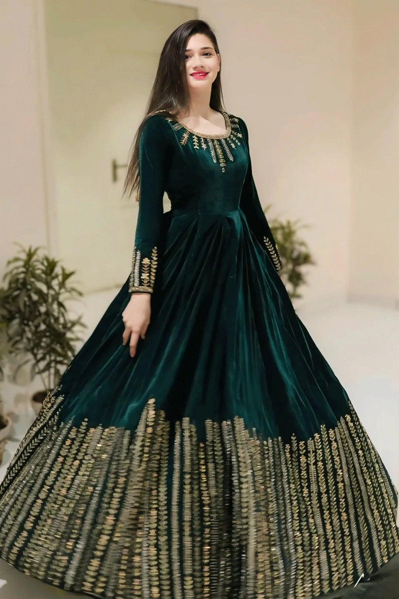 Anarkalo Velvet Gown 