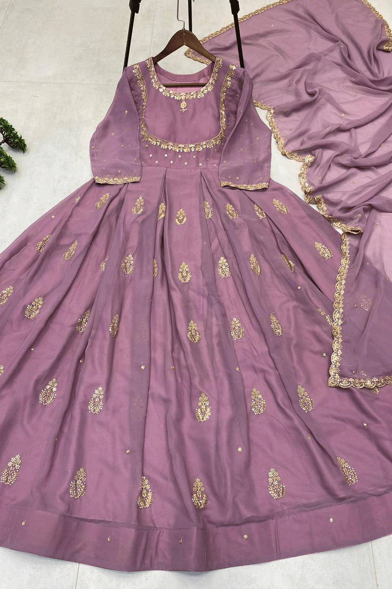 Heavy Flair Anakali Gown 