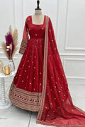 Heavy Flair Anarkali Gown With Dupatta 