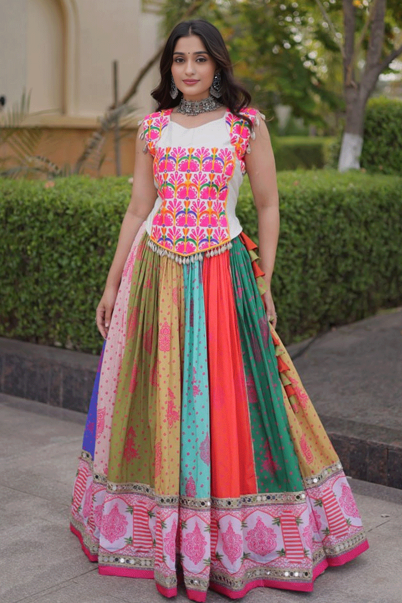 Heavy Flair Ready To Wear Chaniya Choli