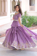 Heavy Flair Sangeet Wear Fully Stitched Lehenga Choli 