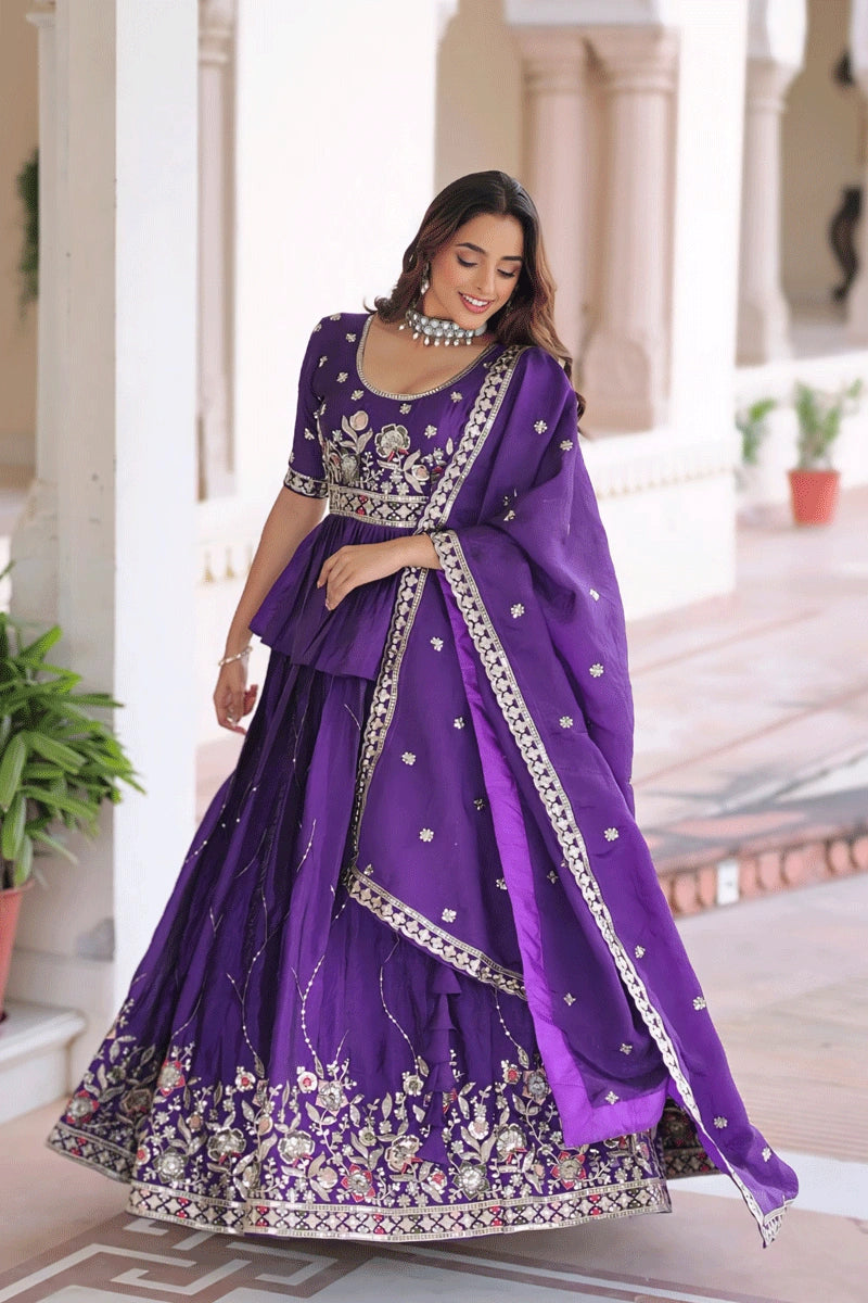 Heavy Sequence Lehenga Choli 